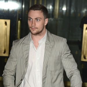 Aaron Taylor-Johnson exits the 'Today Show' studios, NYC