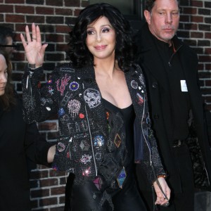Cher at the 'The Late Show with David Letterman' in NYC
