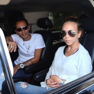 Marc Anthony and Chloe Green arrive in San Juan, Puerto Rico