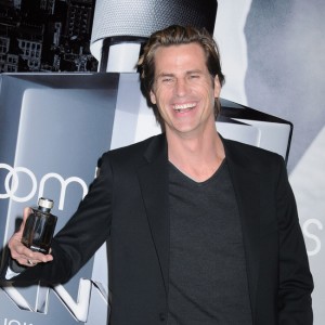 Former supermodel Mark Vanderloo launches the new DKNYMEN fragrance at Bloomingdales in New York City