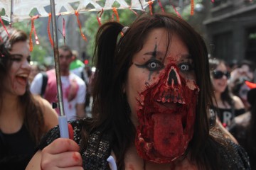 Zombie Walk in Santiago