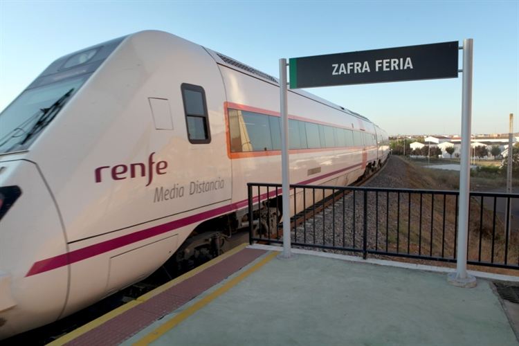 Renfe refuerza el servicio en Extremadura el próximo fin de semana con motivo de la Feria Ganadera de Zafra