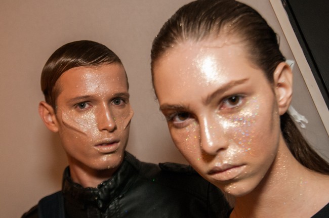 Backstage with Auslander models at Rio Fashion Week 2013