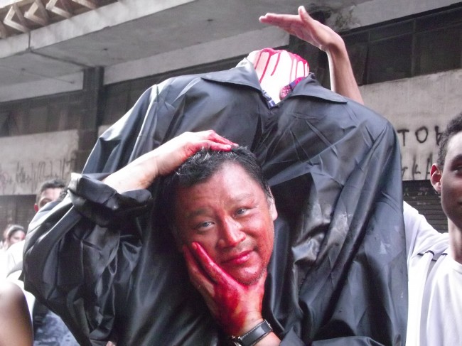 Brazil: Zombies invade downtown in Sao Paulo