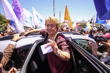 Chile: Michelle Bachelet Campaigns in Maipu