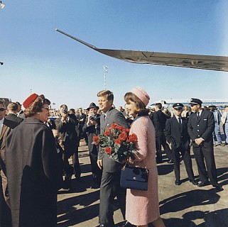 Kennedy - Ankunft in Dallas am 22. November 1963