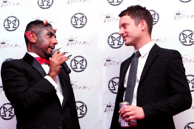 Elijah Wood at the Morbido Film Fest in Patzcuaro, Mexico