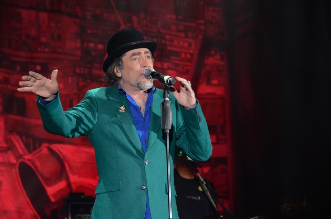 Joaquin Sabina performs in concert in the city of Toluca