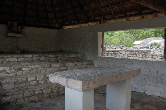 Mayan Ruins of Xcambó at northern coast of Yucatan Peninsula