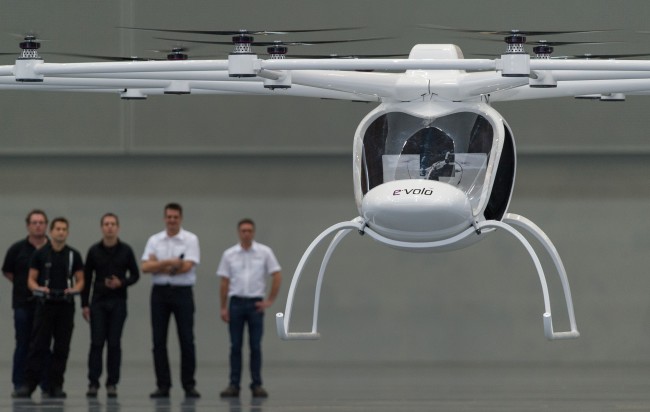 Test flight 'Volocopter'