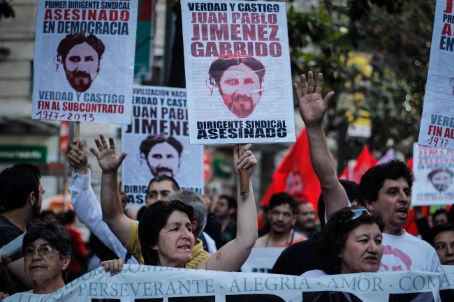 Thousands seek justice over death of Juan Pablo Jiménez - Chile
