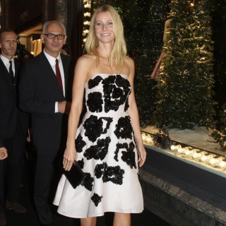 Gwyneth Paltrow and Printemps store reveal the new Prada's Christmas windows