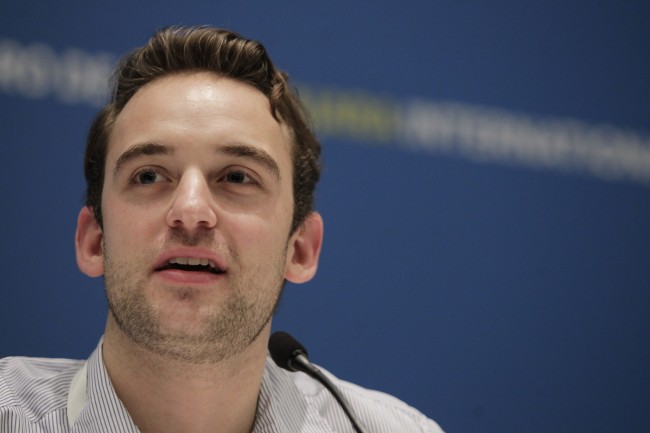 Joël Dicker attends International Book Fair in Guadalajara - Mexico