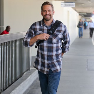 Paul Walker was spotted arriving at LAX Airport on his way to New Orleans
