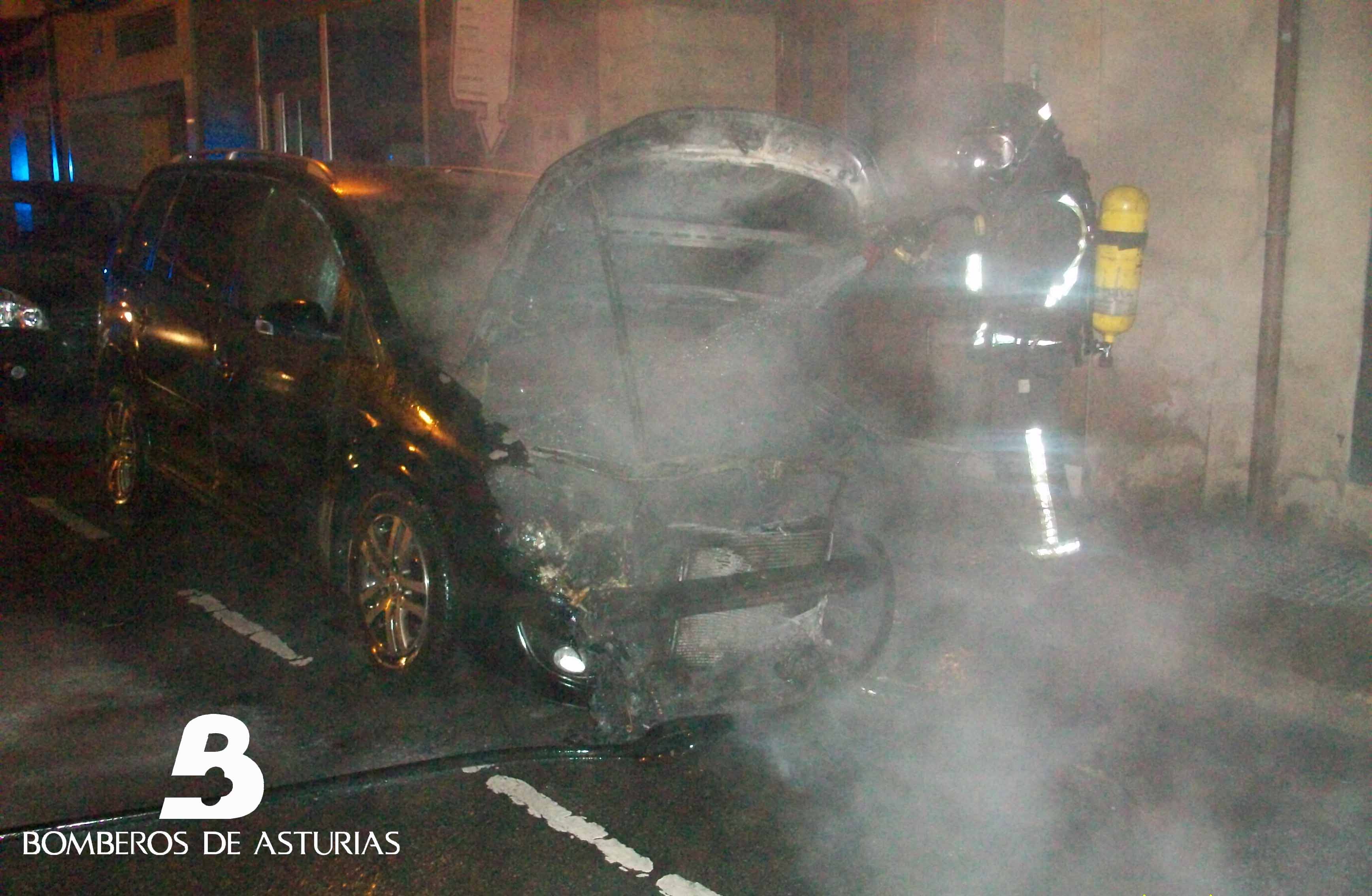INCENDIO VEHICULO VILLAVICIOSA El Digital de Asturias