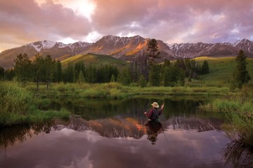 De peregrinación en Idaho