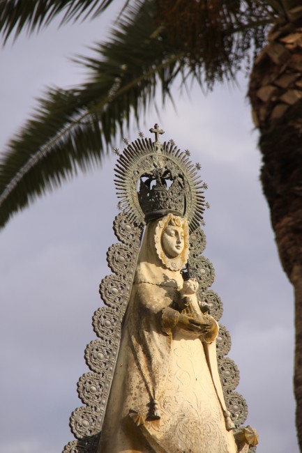 Una romería con bueyes y caballos