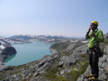 Una excursión por el glaciar Folgefonna en Noruega