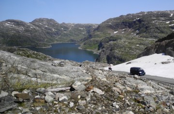 Una excursión por el glaciar Folgefonna en Noruega