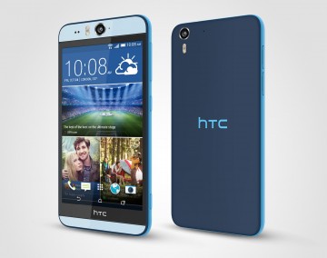 Videocámara y smartphone de HTC para hacer selfies