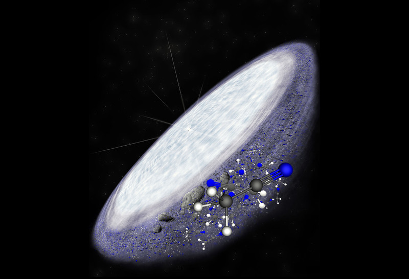 Artist impression of the protoplanetary disc surrounding the you El Digital de Asturias
