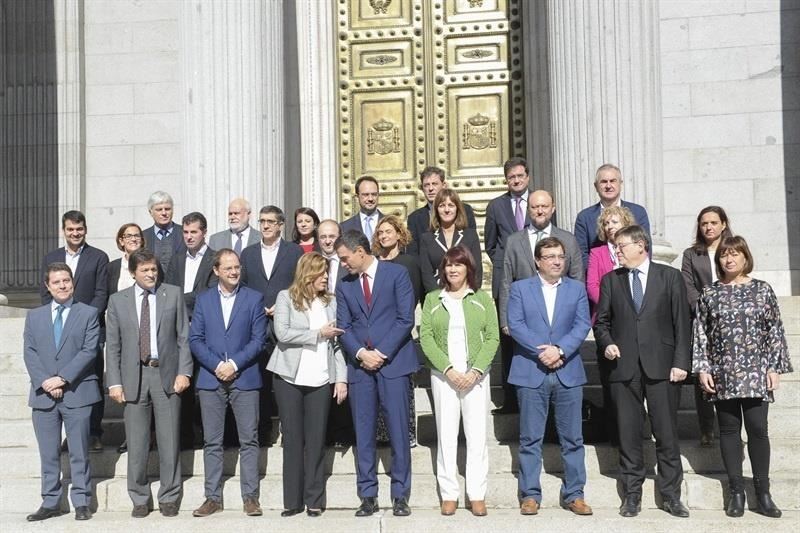 Susana Díaz «Un gobierno de coalición con Podemos no lo veo»