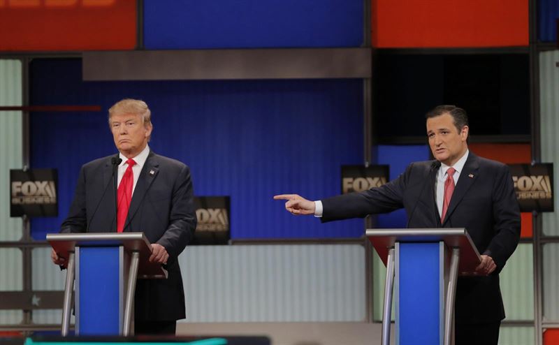 Trump y Cruz moderan sus expectativas de cara al ‘caucus’ de Iowa