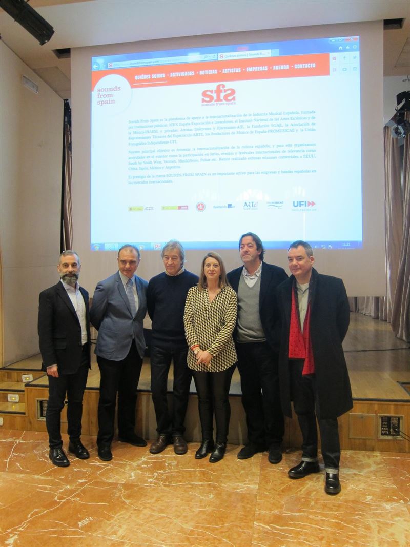 La plataforma Sounds From Spain ha presentado este lunes su plan de actividades para el año 2016