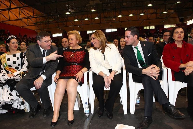 Ximo Puig y Susana Díaz celebran en Valencia el Día de Andalucía