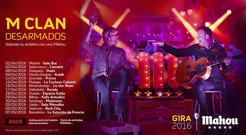 M Clan recorrerán España en primavera con una gira acústica