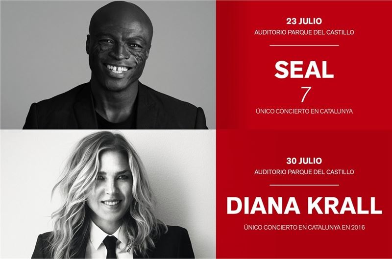 Seal y Diana Krall estarán en Peralada 2016