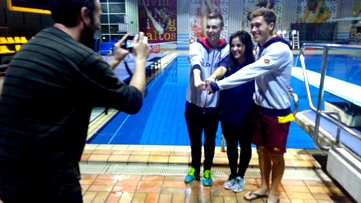 Tres preolímpicos españoles en plena competición