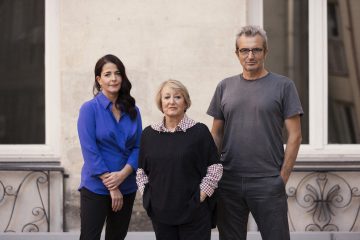 foto El Digital de Asturias Terna Presidencial de la Academia de Cine 2016: Yvonne Blake, Mariano Barroso & Nora Navas © Academia de Cine/ Enrique Cidoncha