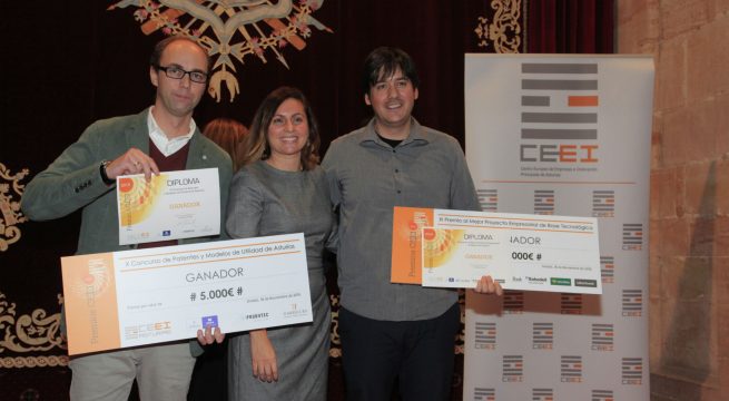 El CEEI premia a la empresa Microviable Therapeutics y al inventor Diego Rivero