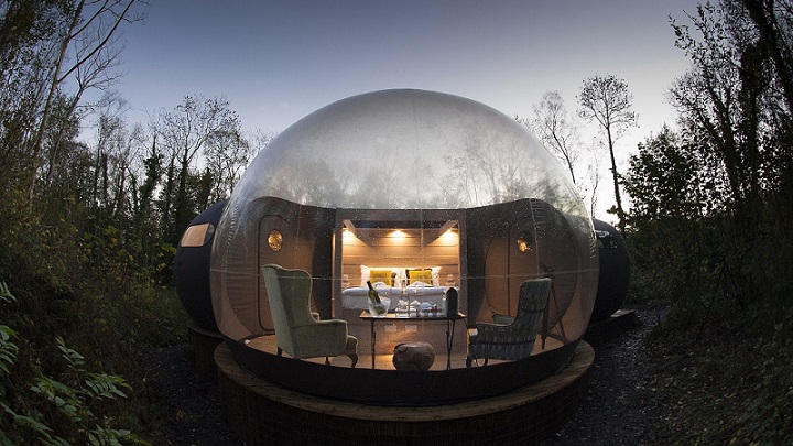 Disfrutar y descansar en las Bubble Domes