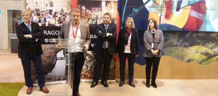 Zaragoza, el vino y el geoturismo, protagonistas de la mañana en Fitur
