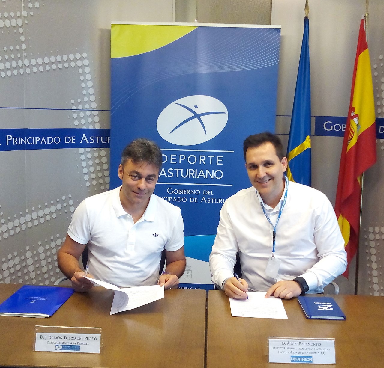 El Principado de Asturias firma un convenio con Decathlon España