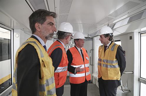 De la Serna visita las obras de la línea 2 del metro de Lima
