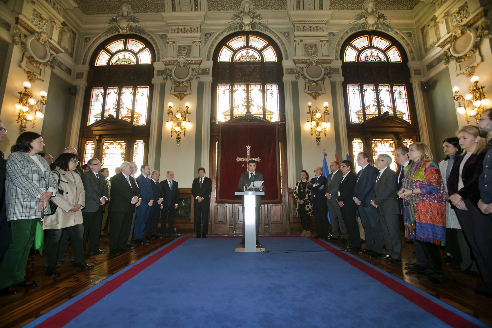 Asturias rinde homenaje a la Constitución en la Junta General del