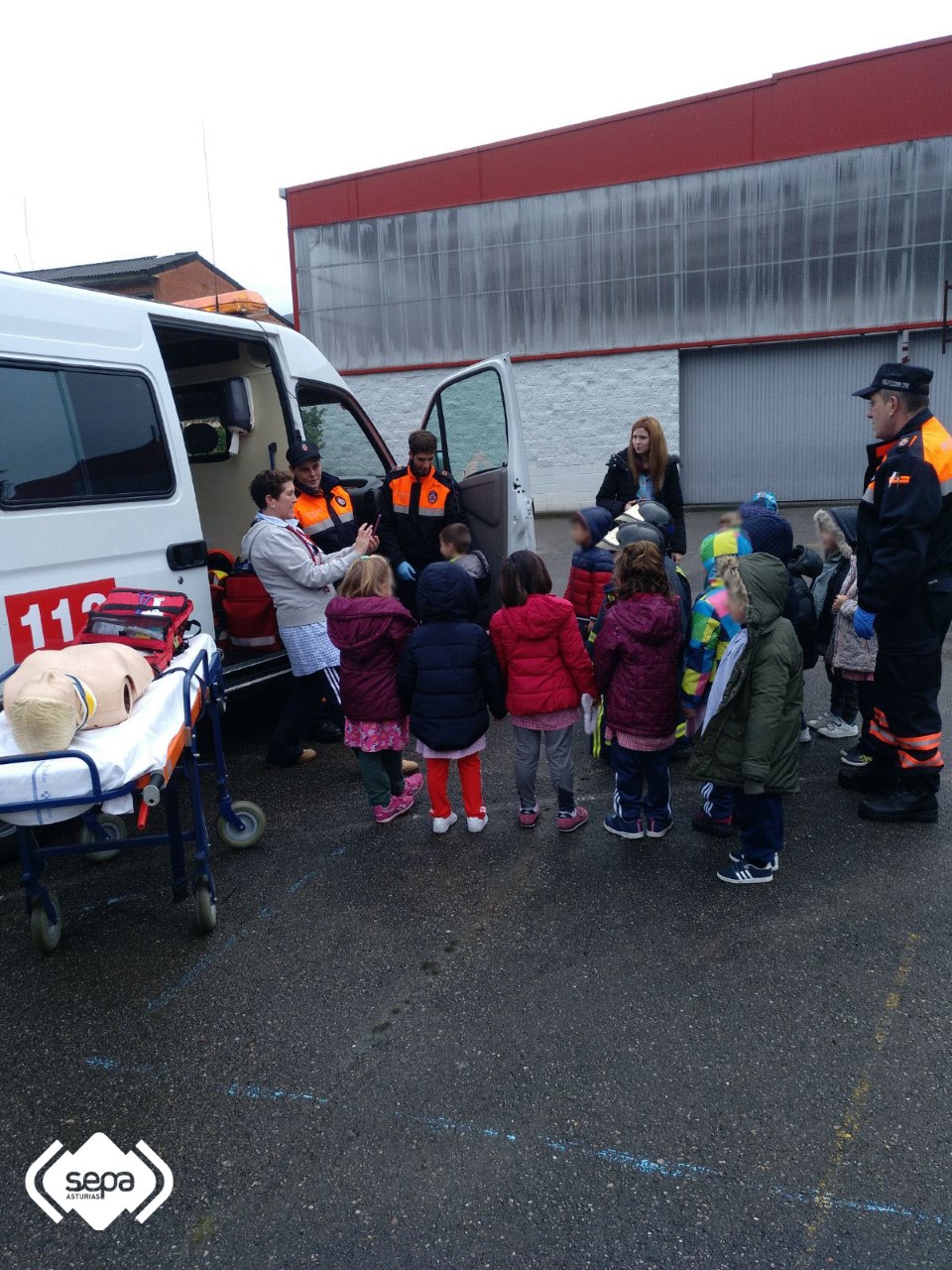 Simulacro en CP de Laviana El Digital de Asturias