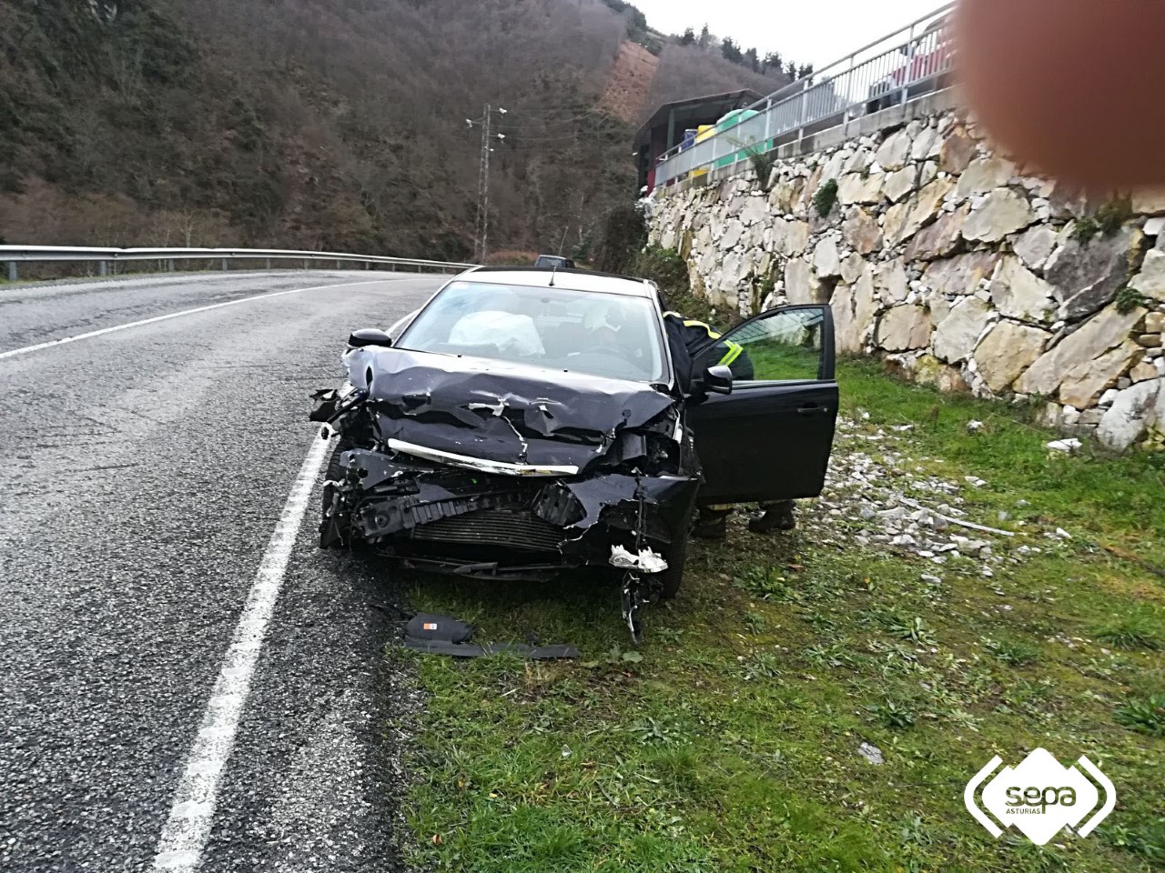 20180215 Accidente de trafico en Cangas del Narcea El Digital de Asturias