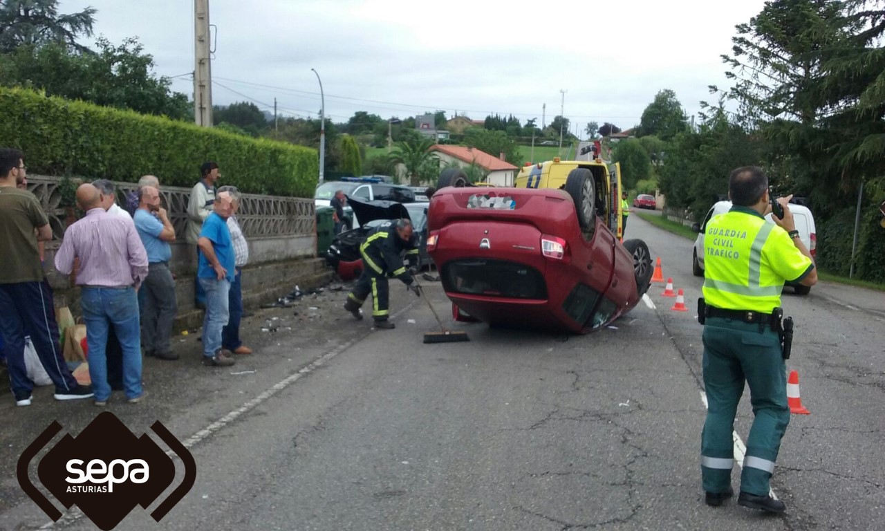 ACCIDENTE DE TRAFICO EN VILLAVICIOSA El Digital de Asturias