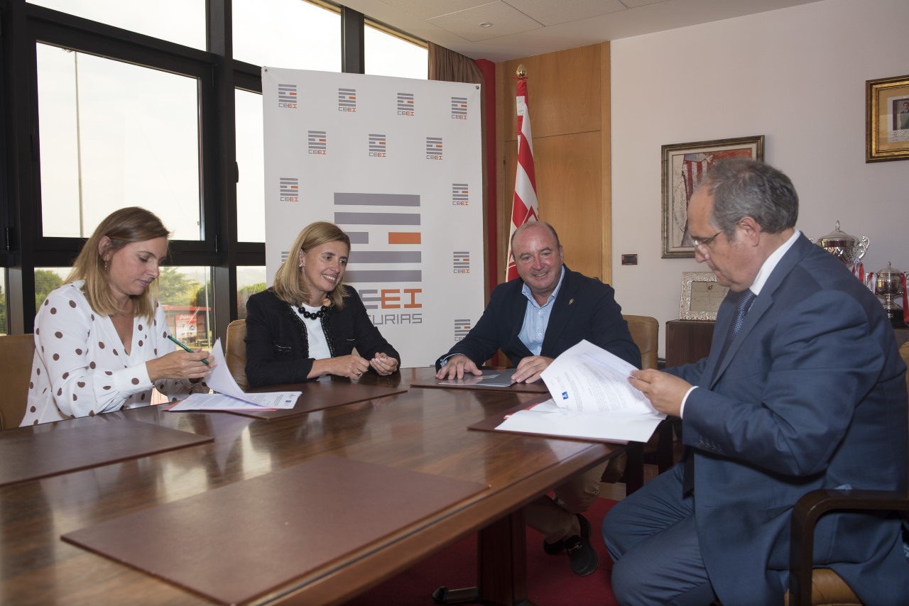 Firma acuerdo CEEISporting El Digital de Asturias