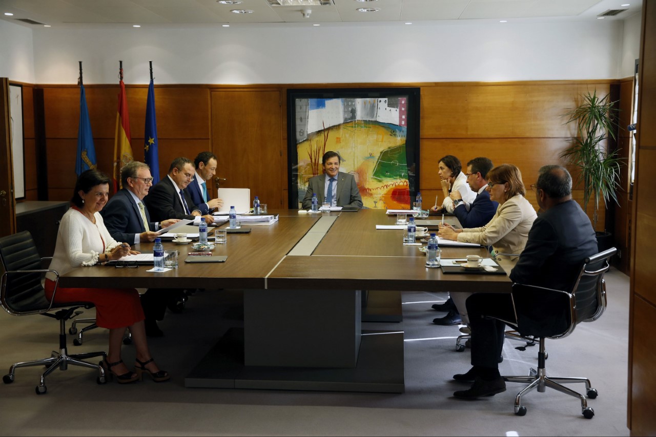 reunion Consejo Gobierno 2018  El Digital de Asturias