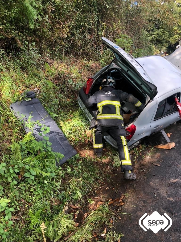 ACCIDENTE DE TRAFICO EN CASTRILLON El Digital de Asturias