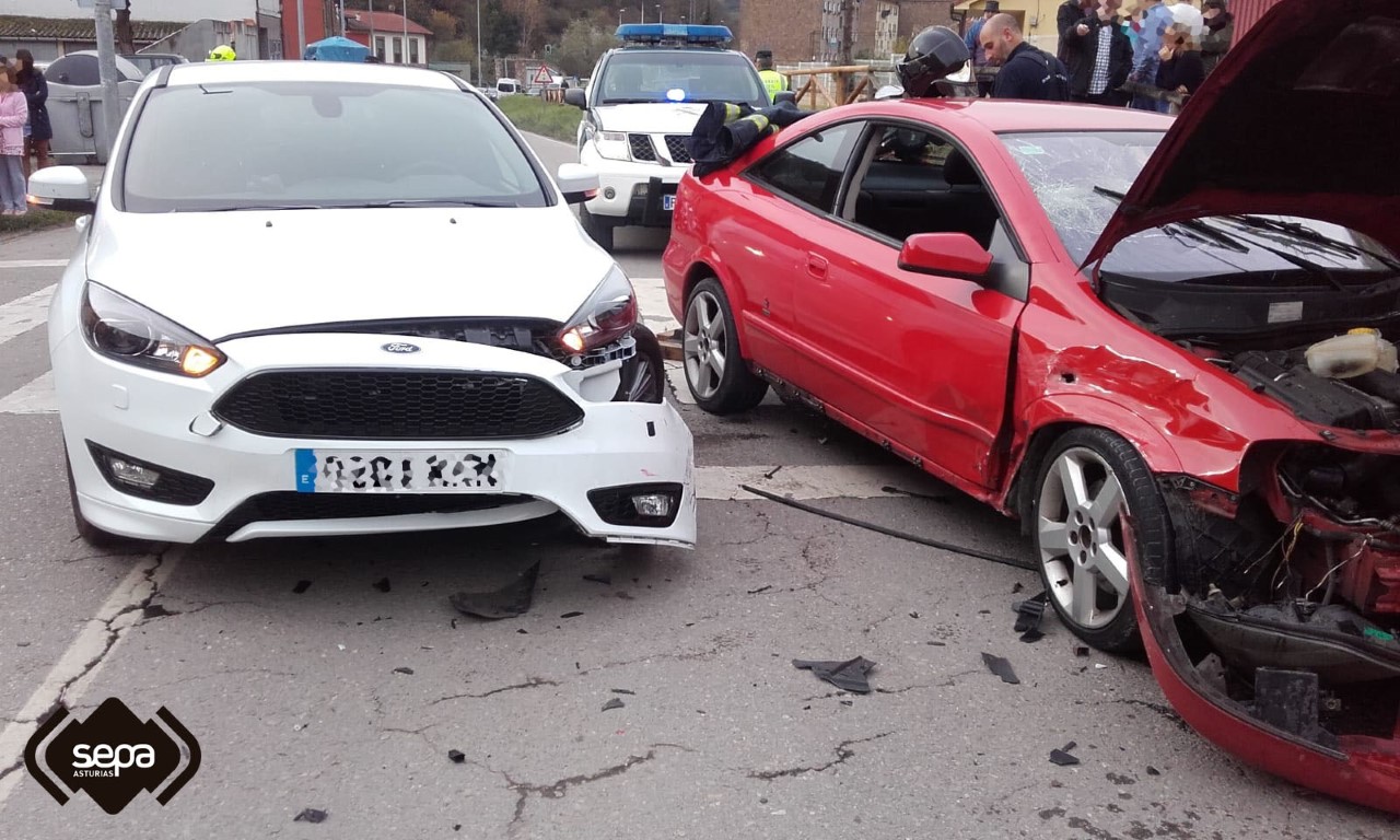 ACCIDENTE TRAFICO MIERES El Digital de Asturias