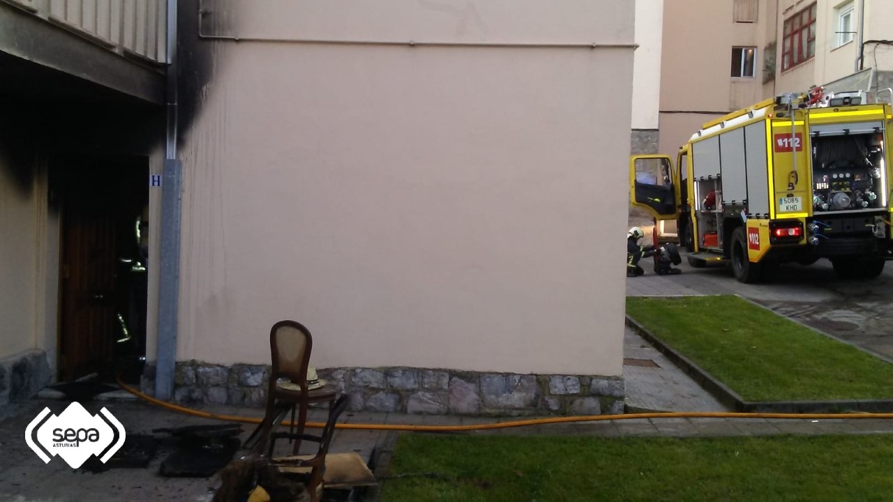 Incendio urbano en Avilés El Digital de Asturias