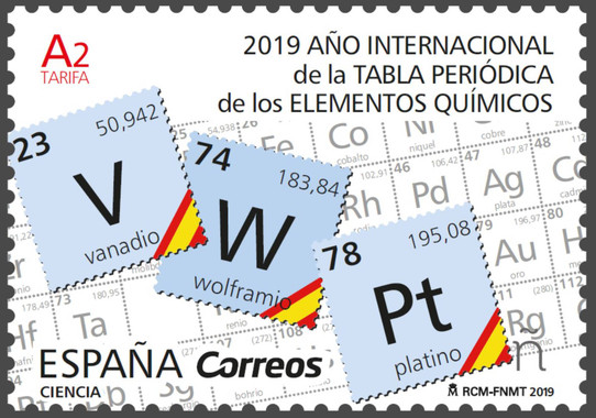 CorreosemiteunselloparaconmemorarellegadoespanolenlaTablaPeriodicaimage380 El Digital de Asturias