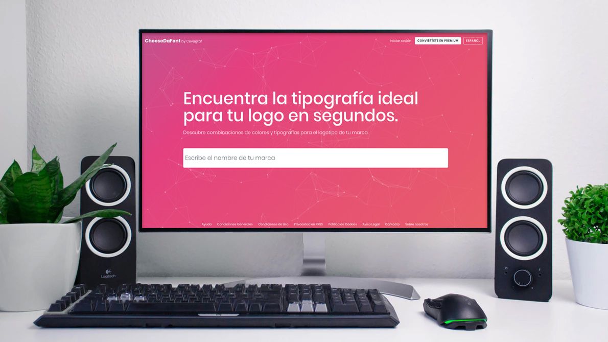 Escoger la tipografía adecuada para el diseño de un logotipo ya es más fácil con ChooseDaFont