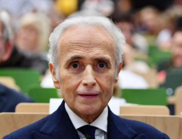 El tenor español José Carreras